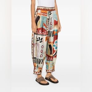 ALEMAISMichelle elasticated-waisband trousers US4